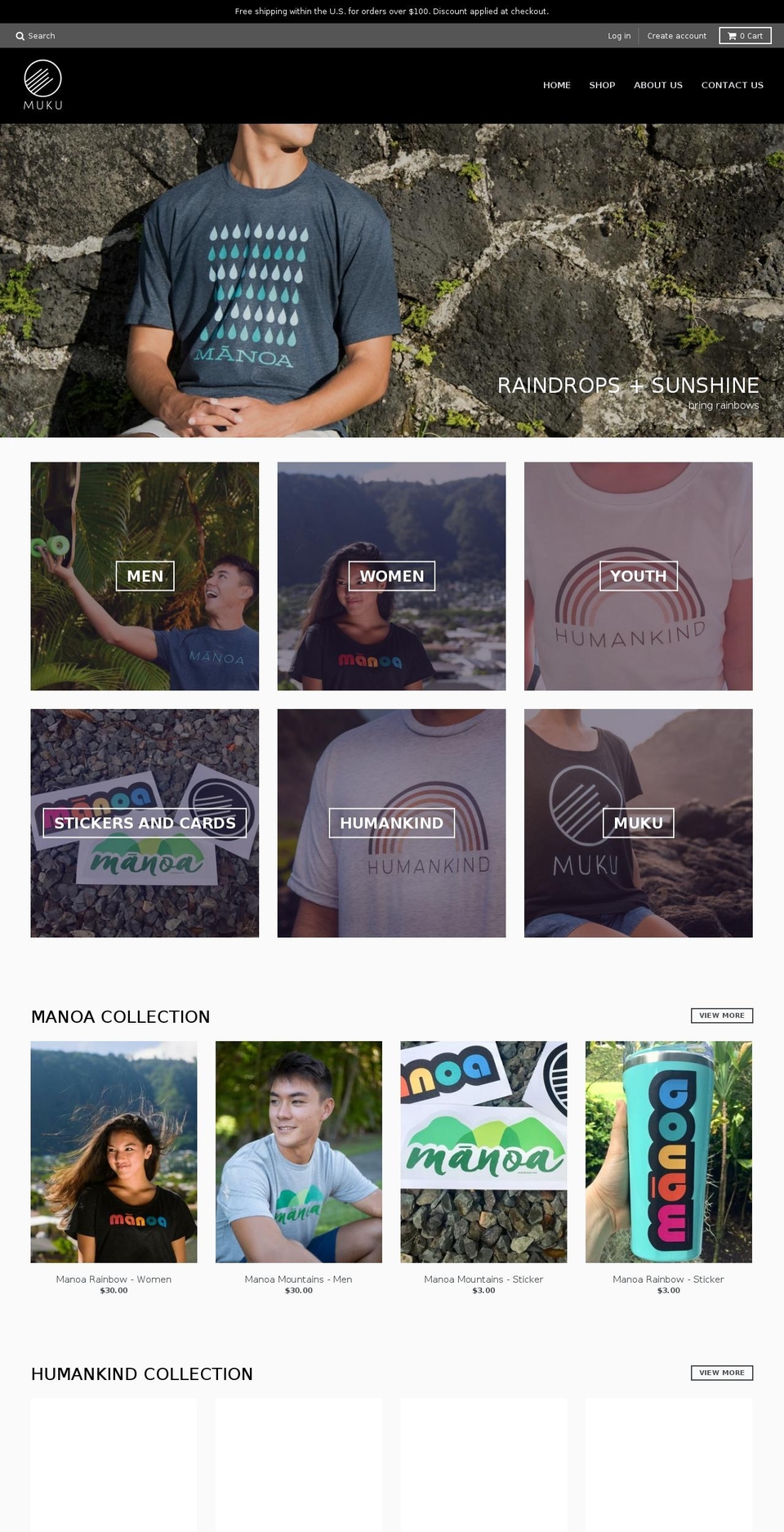 mukuhawaii.com — Shopify storefront screenshot