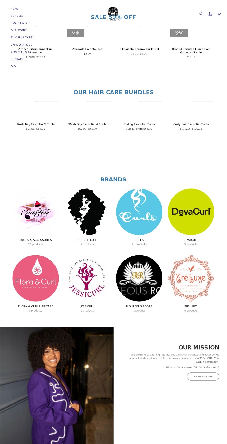 mulatapr.com shopify website screenshot