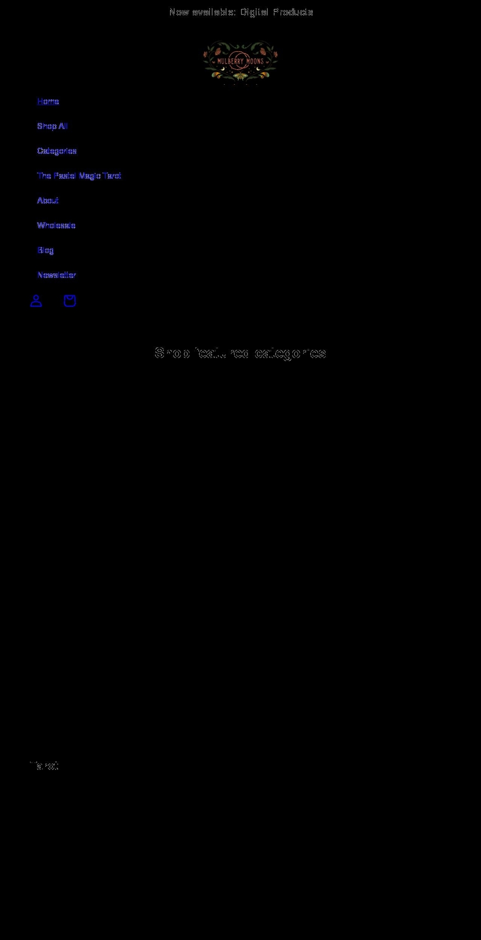 mulberrymoons.com shopify website screenshot