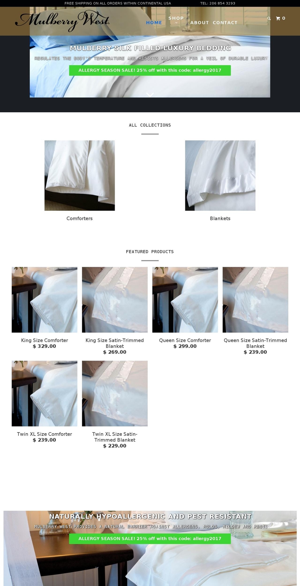 mulberrywest.com shopify website screenshot