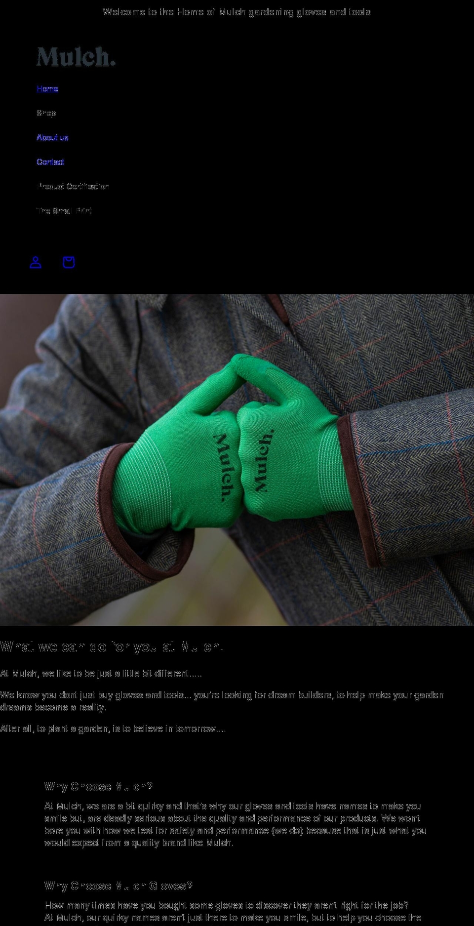 mulchgarden.co.uk shopify website screenshot