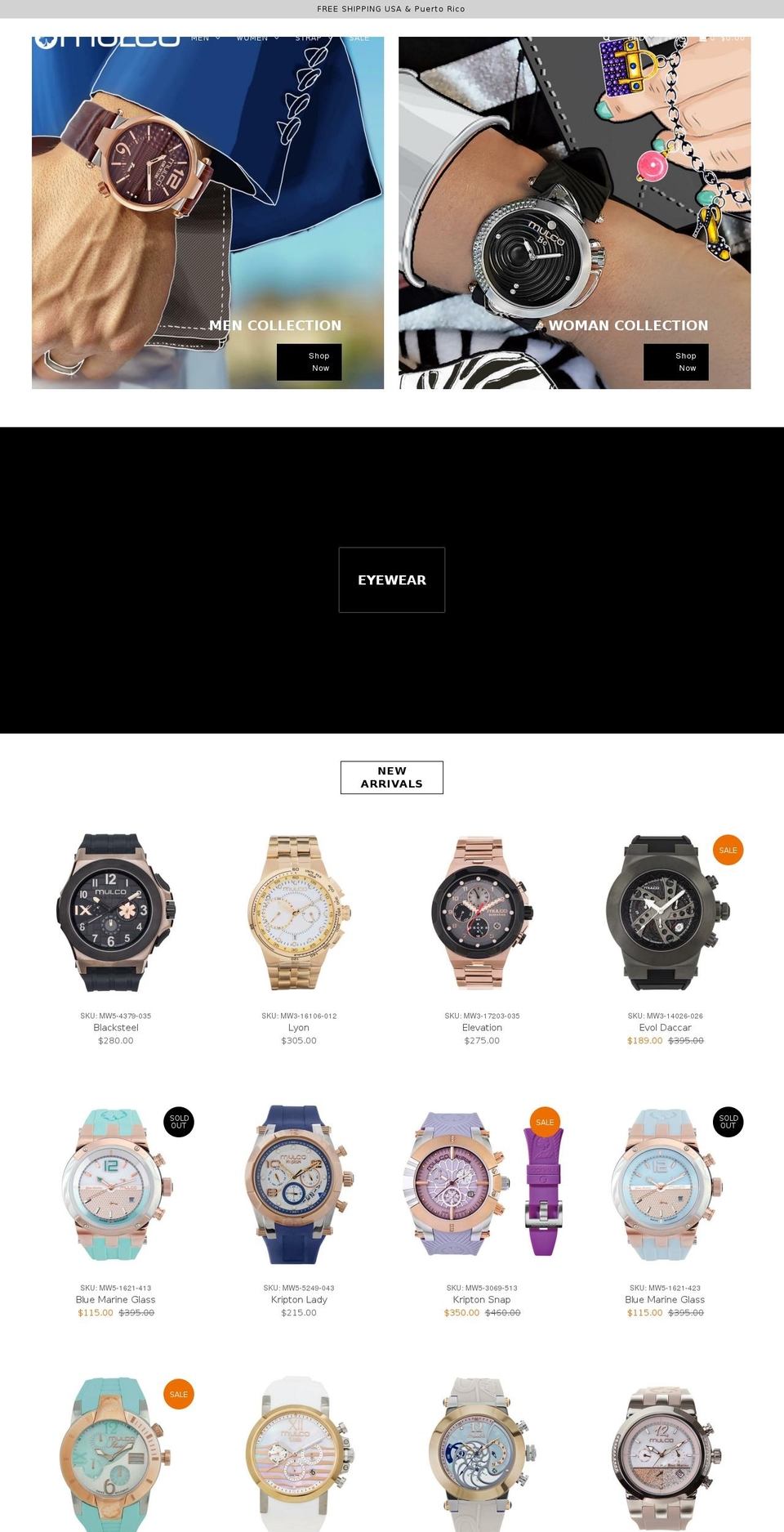 mulco.com shopify website screenshot
