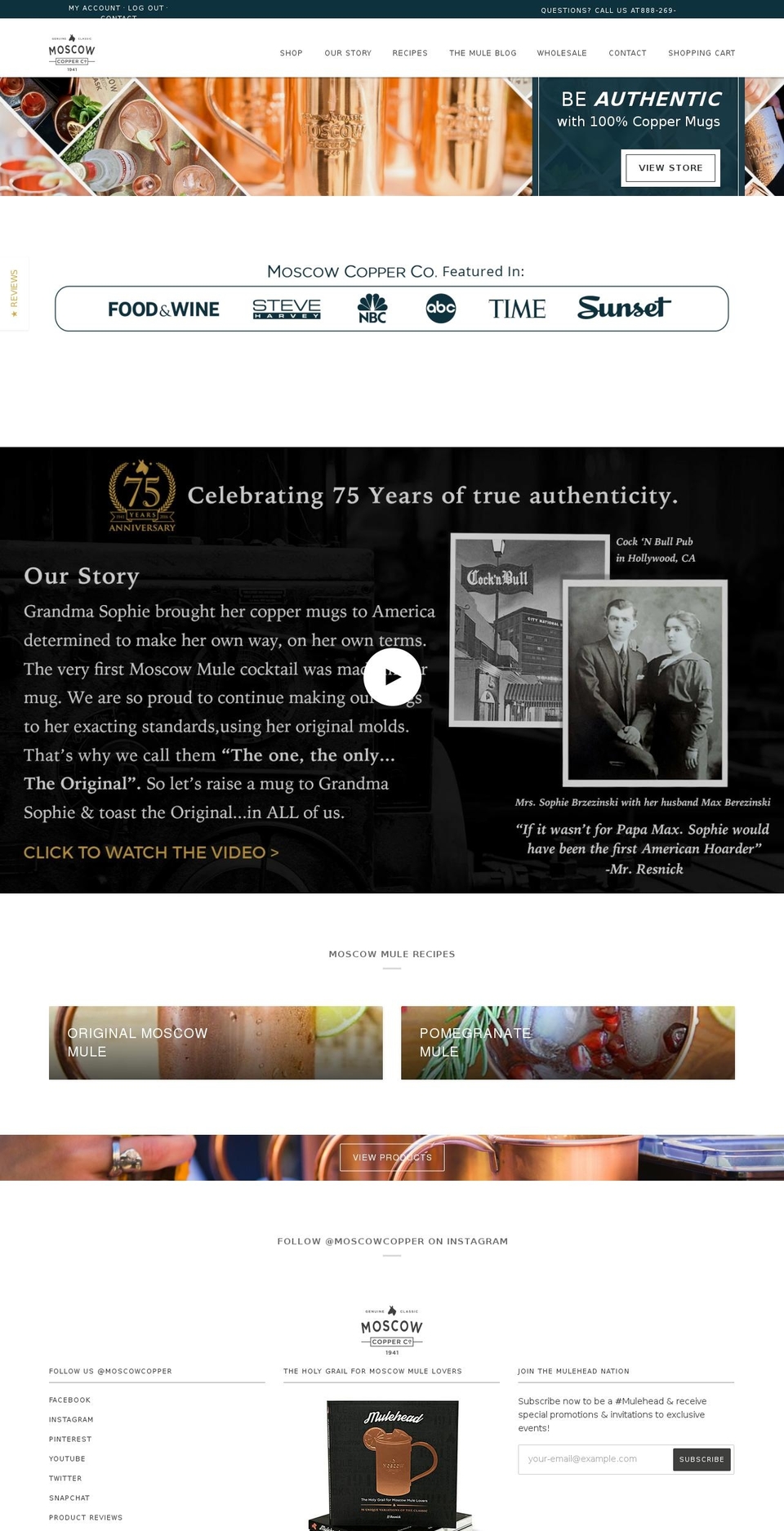 mulefever.com shopify website screenshot