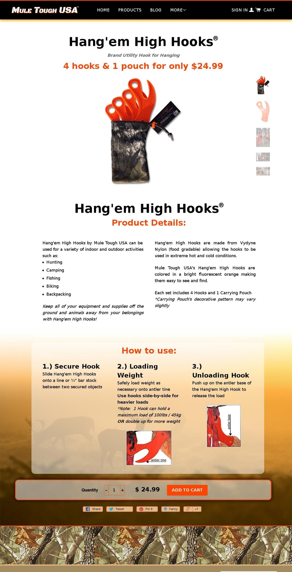 muletoughusa.com — Shopify storefront screenshot