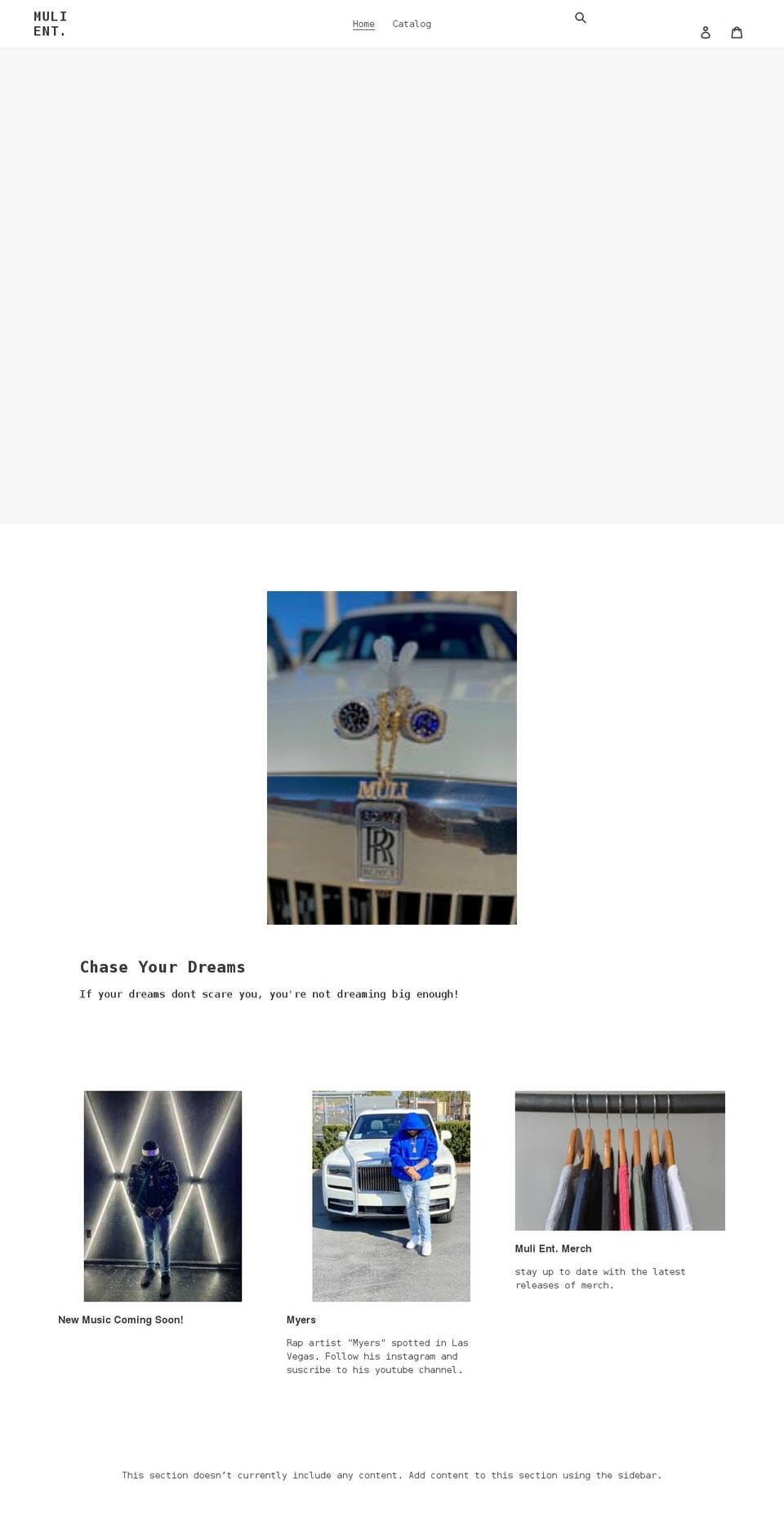 mulient.com shopify website screenshot
