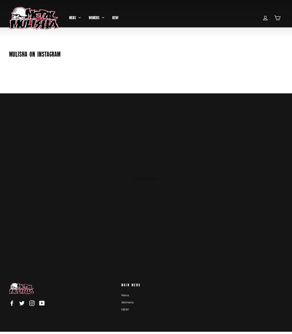 mulishasales.com — Shopify storefront screenshot