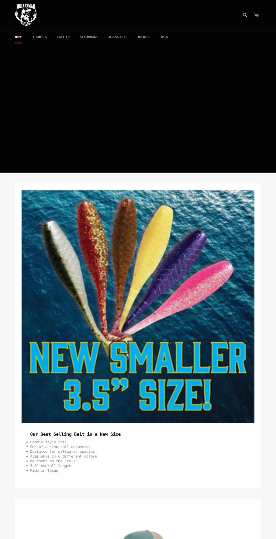 mulletman.net shopify website screenshot
