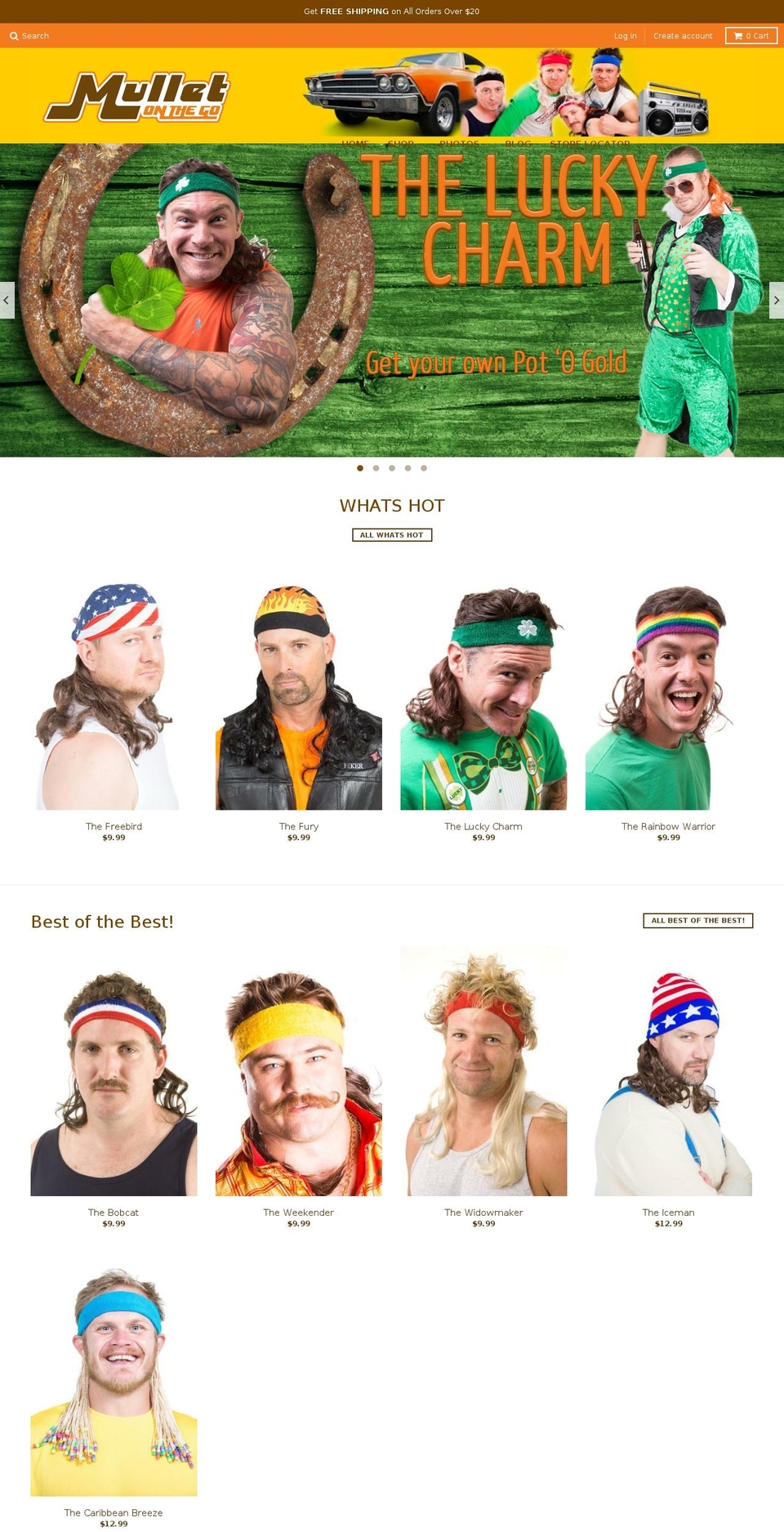 mulletstogo.com shopify website screenshot