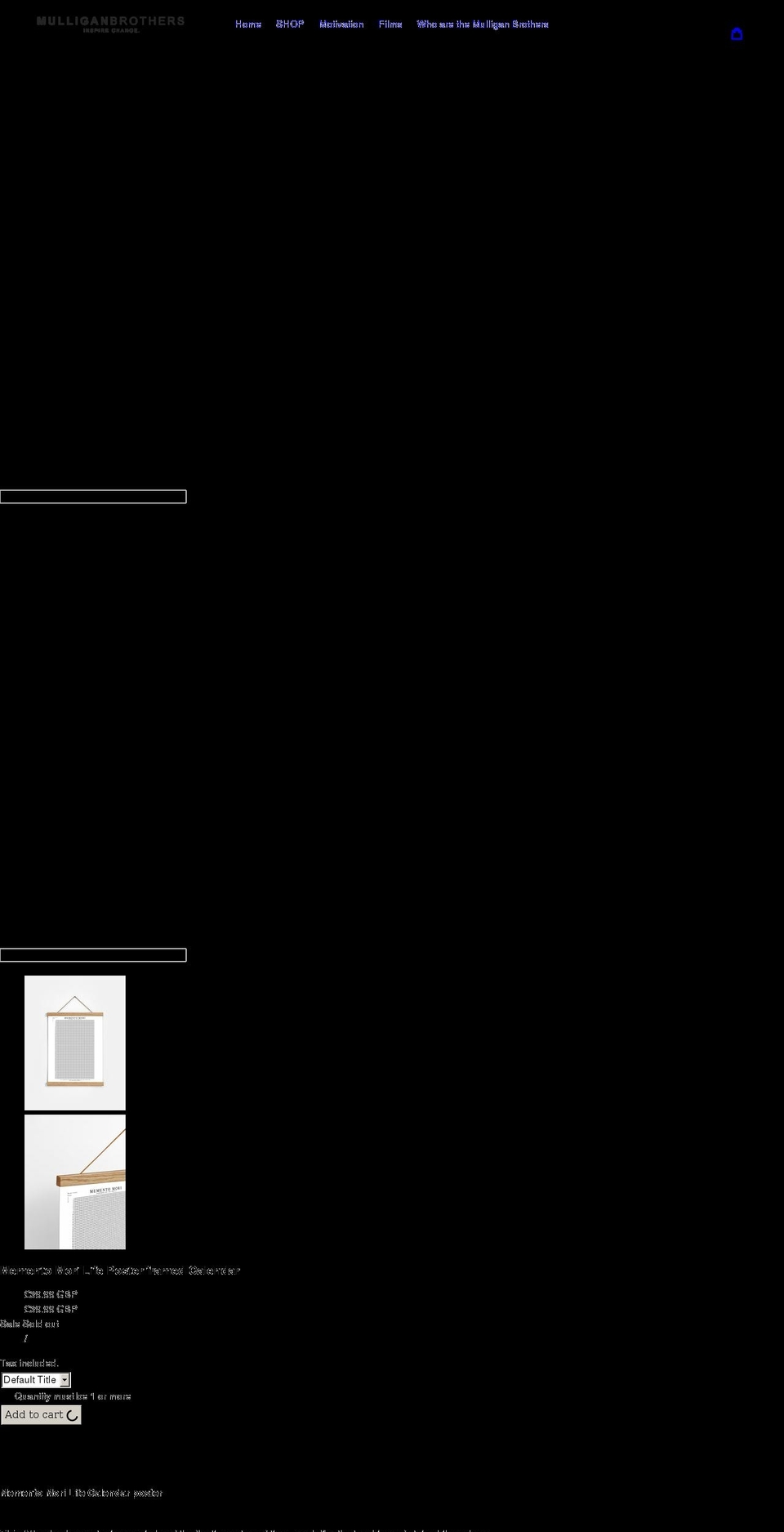 mulliganbrothers.com shopify website screenshot