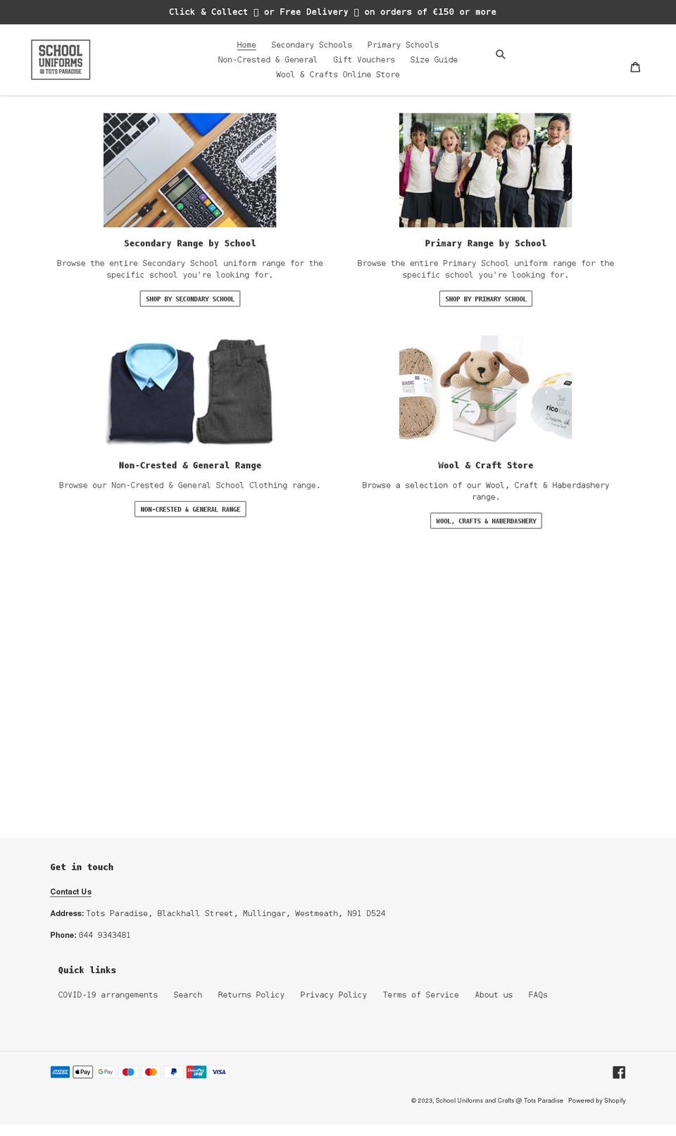 mullingaruniforms.com shopify website screenshot