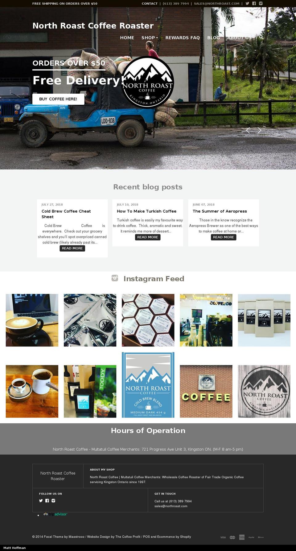 multatuli.ca shopify website screenshot