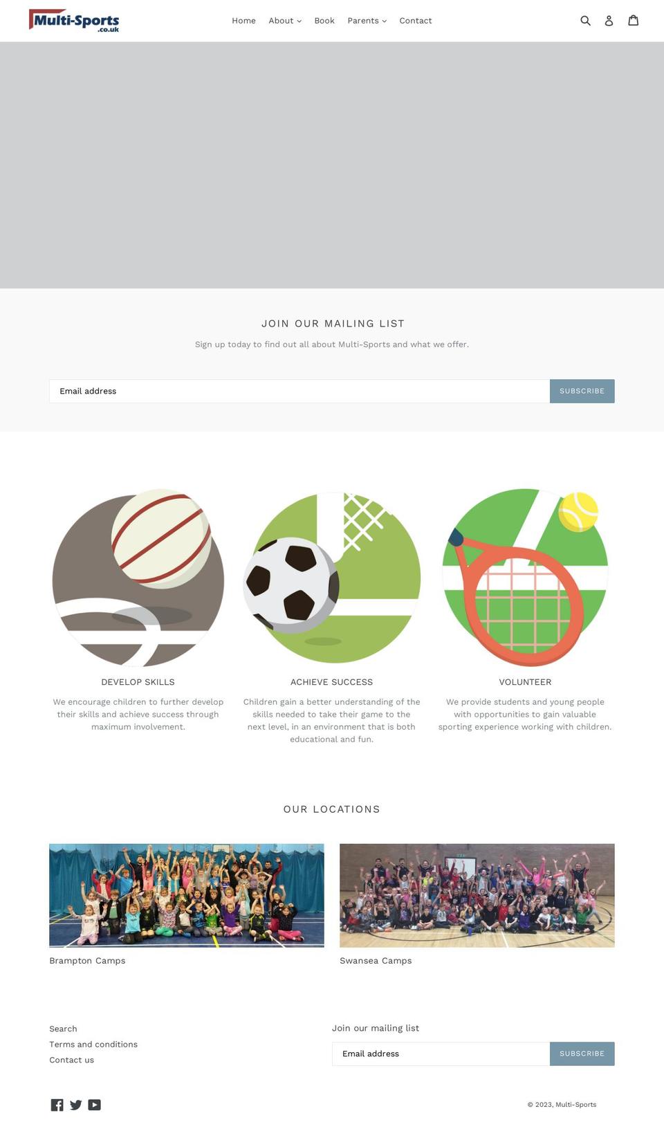 multi-sports.co.uk shopify website screenshot