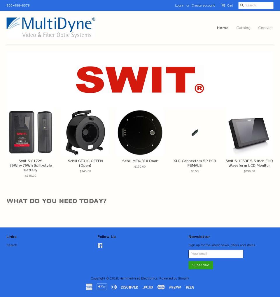 multidynetoo.com — Shopify storefront screenshot