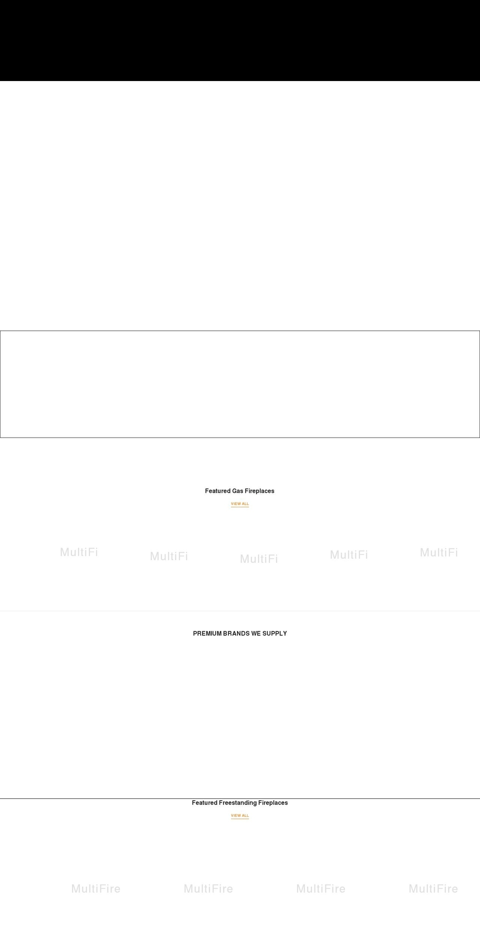 multifire.co.za shopify website screenshot