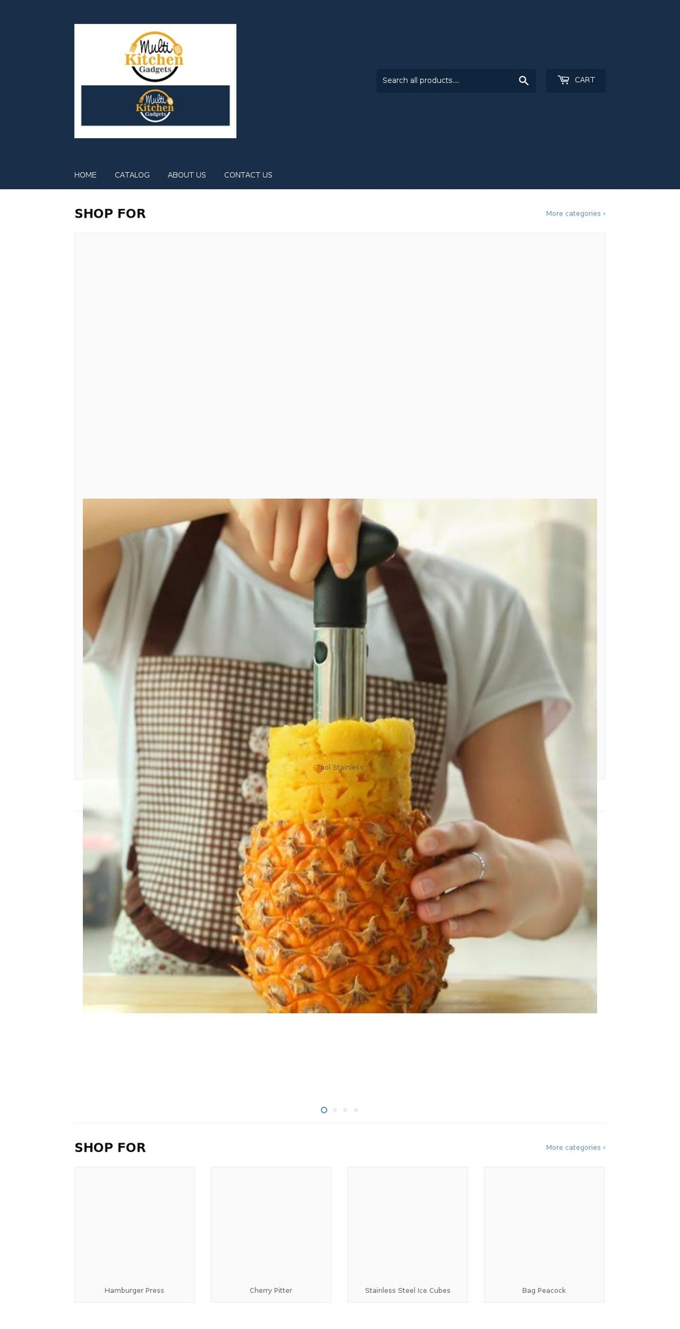 multikitchengadgets.com — Shopify storefront screenshot