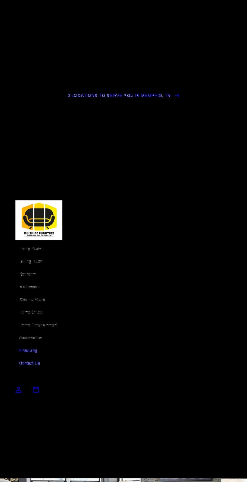 multilinefurniture.com shopify website screenshot