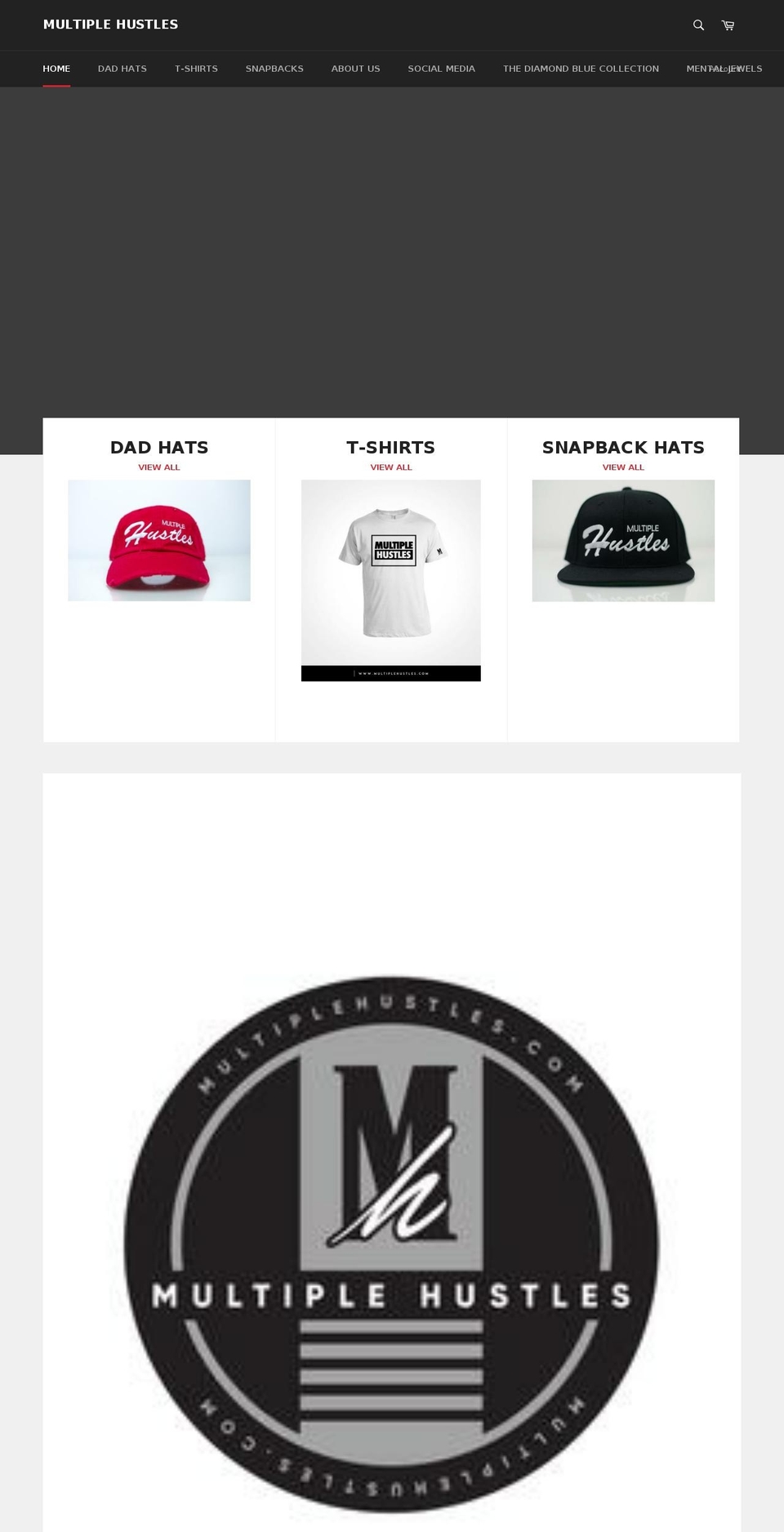 multiplehustles.com shopify website screenshot
