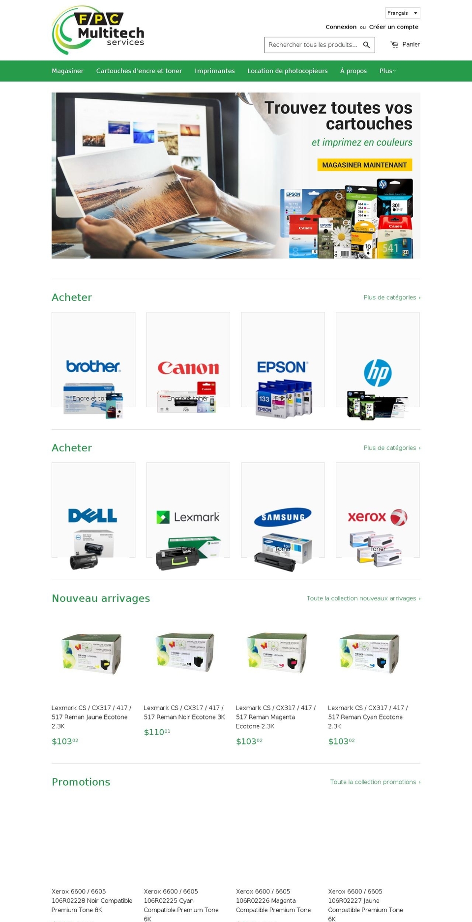 multitechservices.ca shopify website screenshot