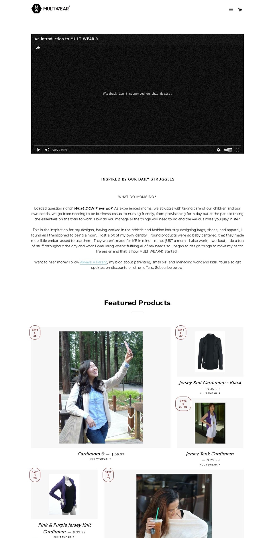 multiwear.co shopify website screenshot