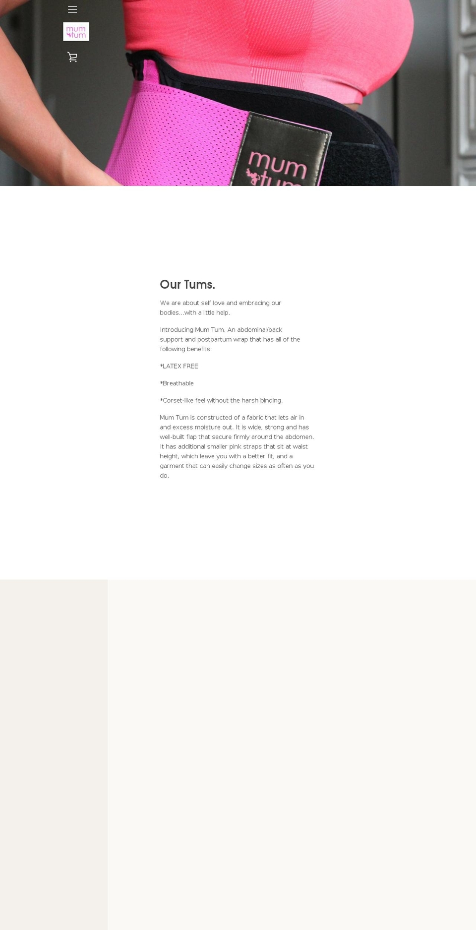 mum-tum.com — Shopify storefront screenshot