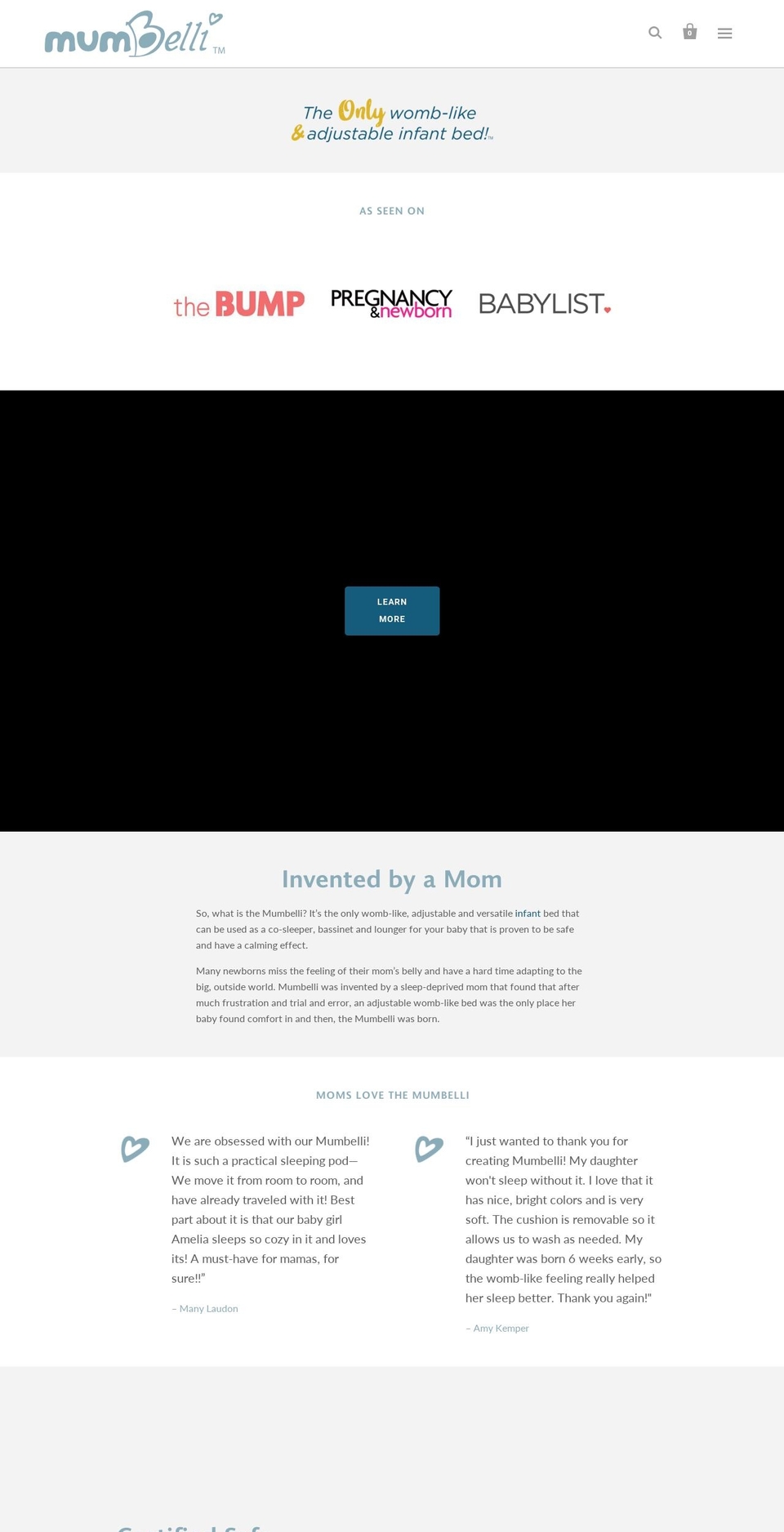 mumbelli.com — Shopify storefront screenshot