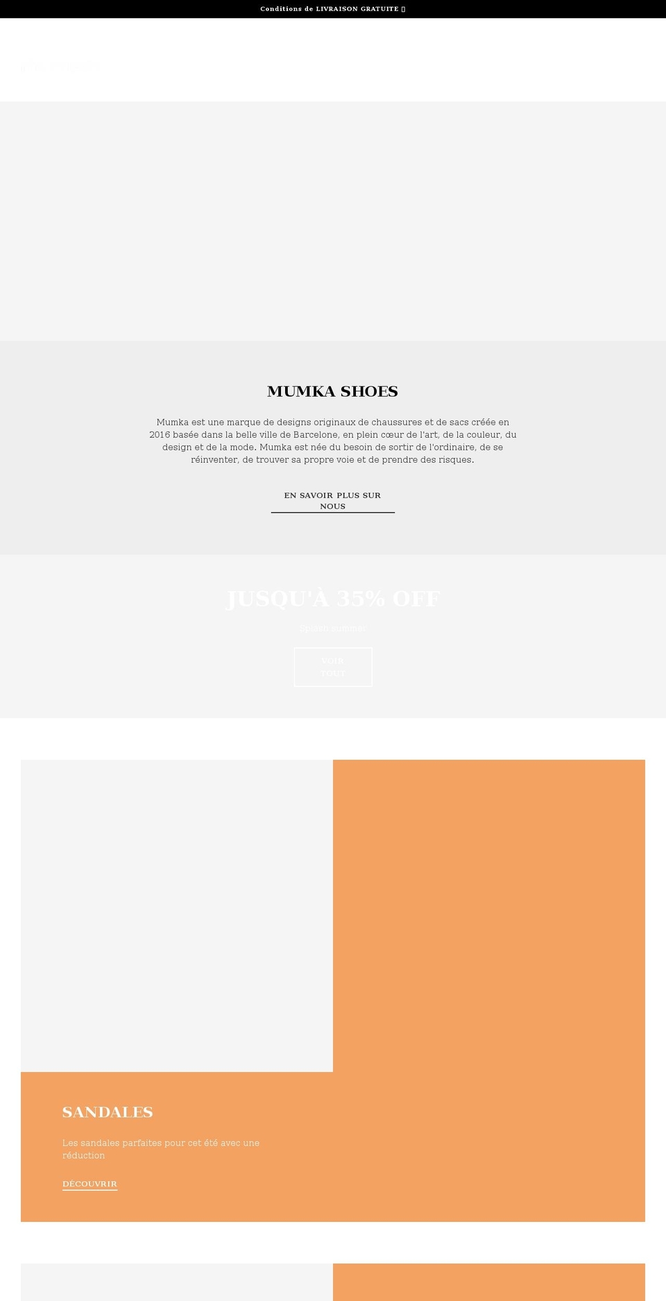 mumka.fr shopify website screenshot