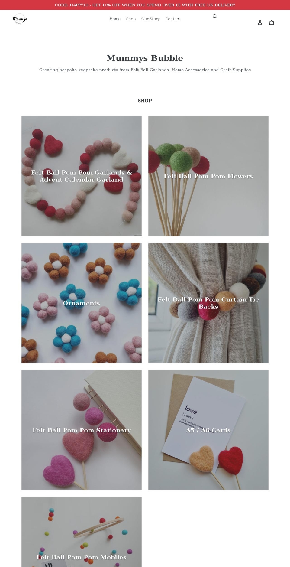mummysbubble.com shopify website screenshot