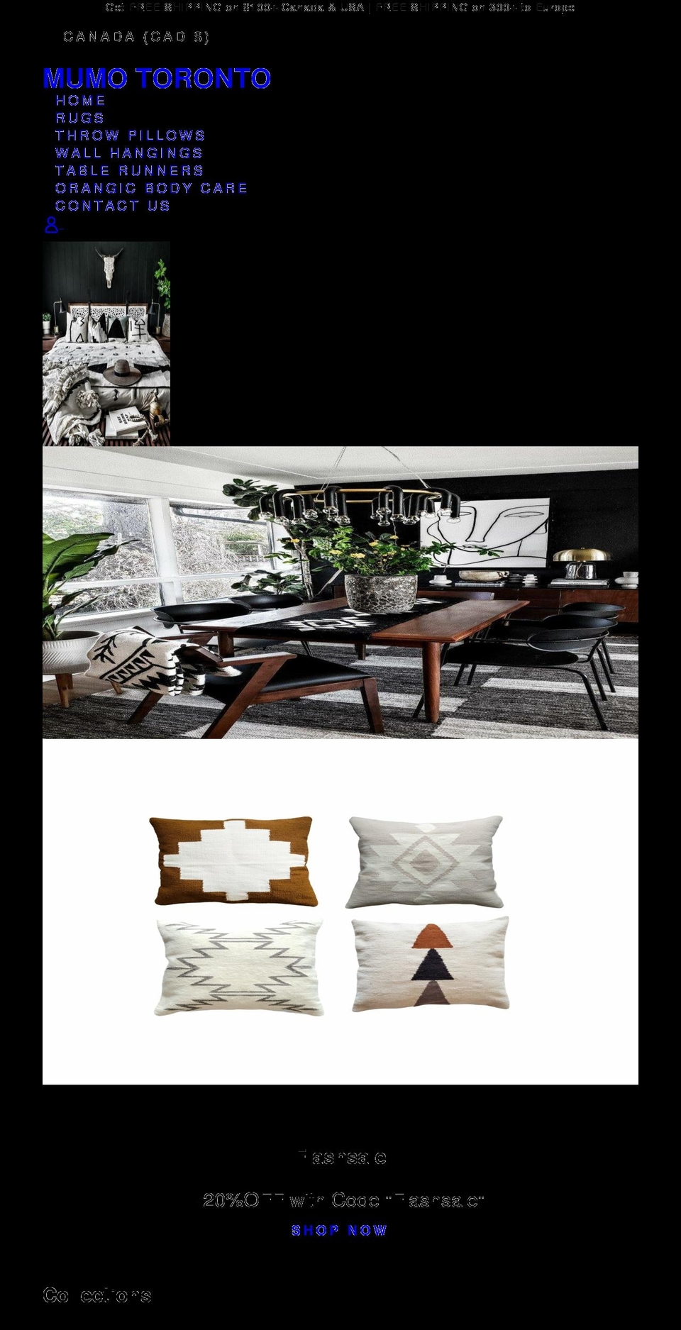 mumotoronto.com shopify website screenshot