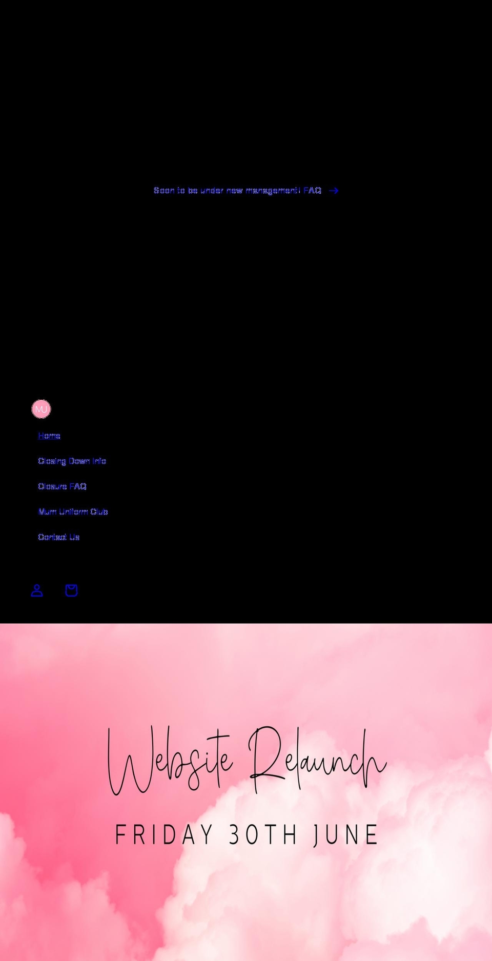 mumuniform.co.uk shopify website screenshot
