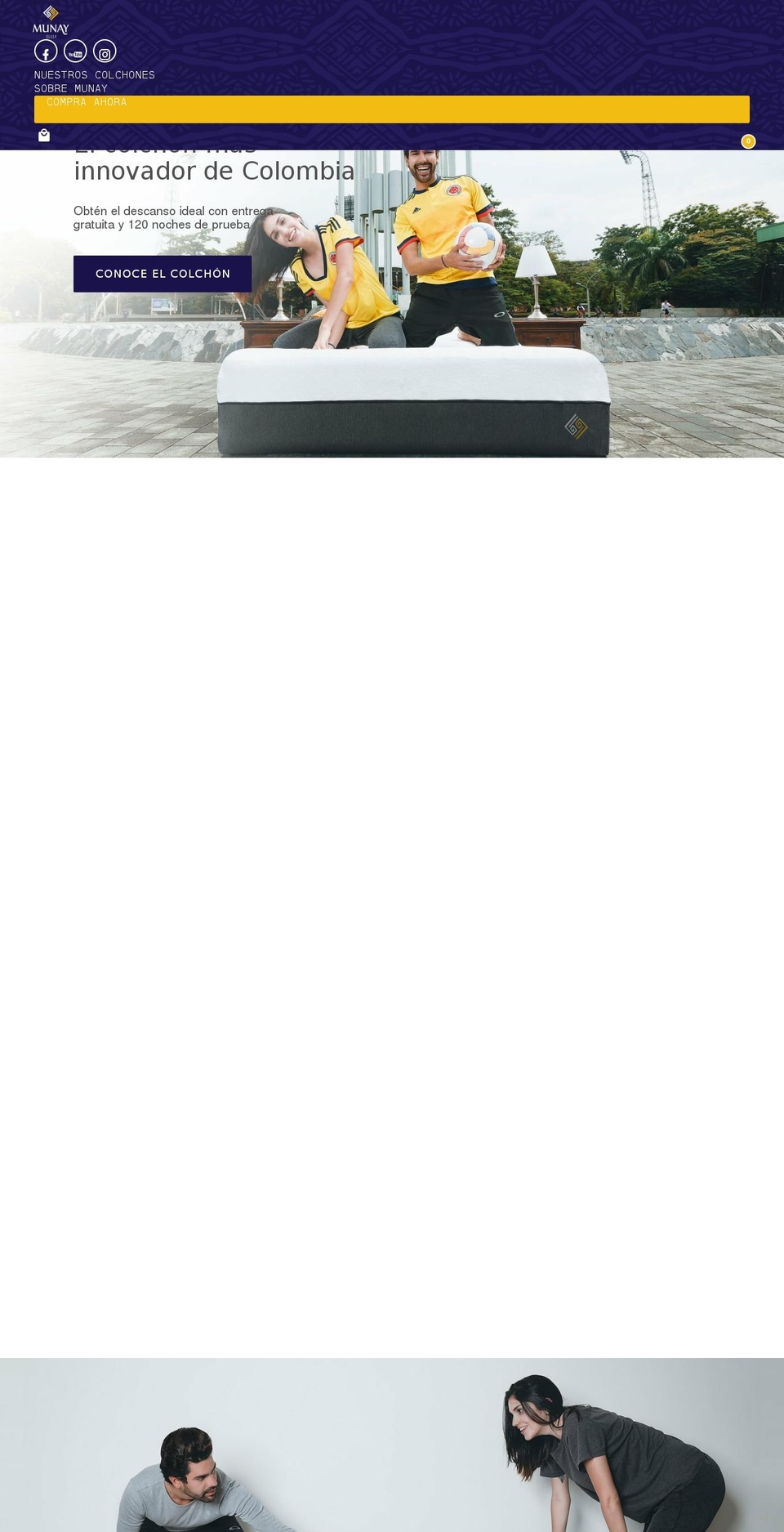 munaysleep.com — Shopify storefront screenshot
