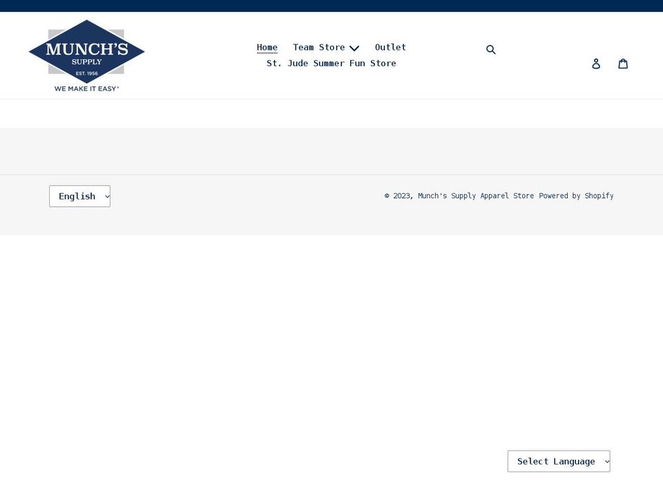 munch-supply.myshopify.com shopify website screenshot