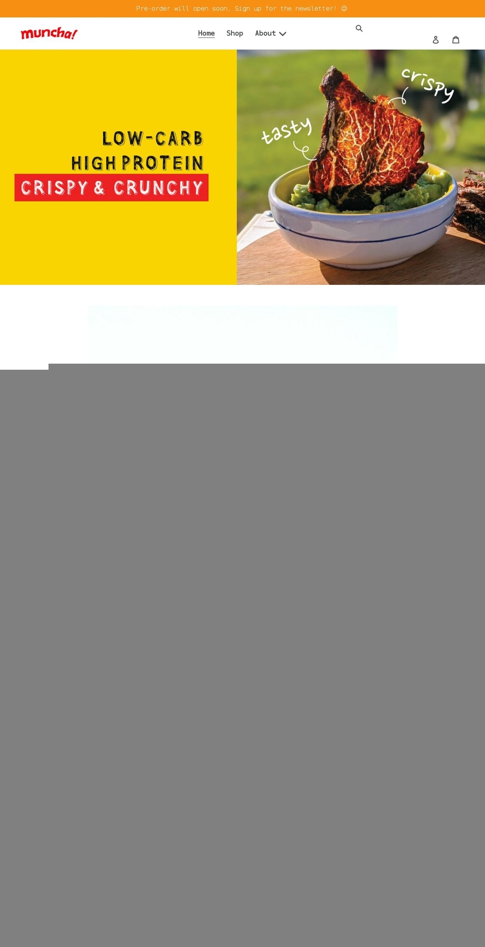 munchachips.com shopify website screenshot