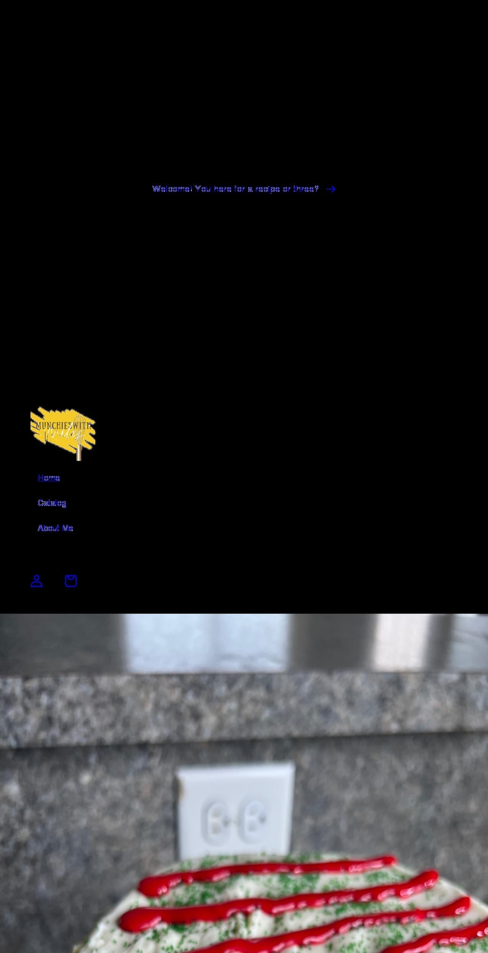 munchieswithmiles.com shopify website screenshot