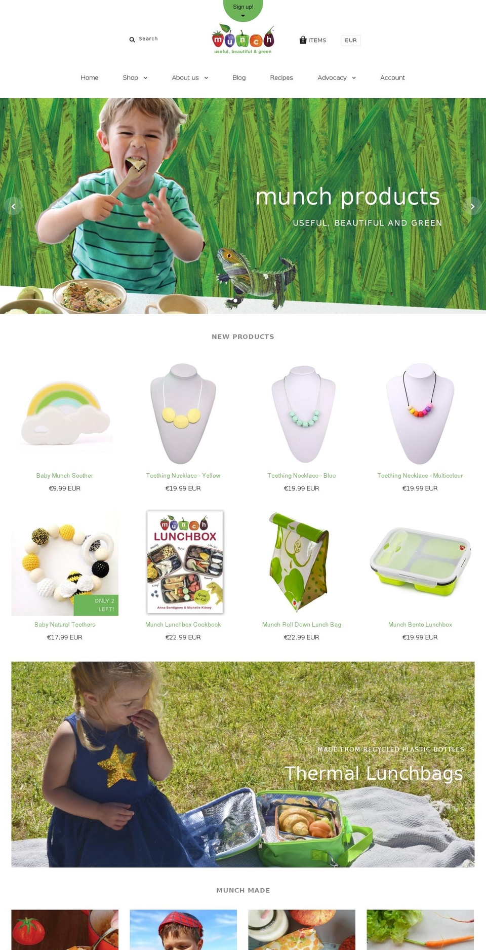 munchusa.com shopify website screenshot