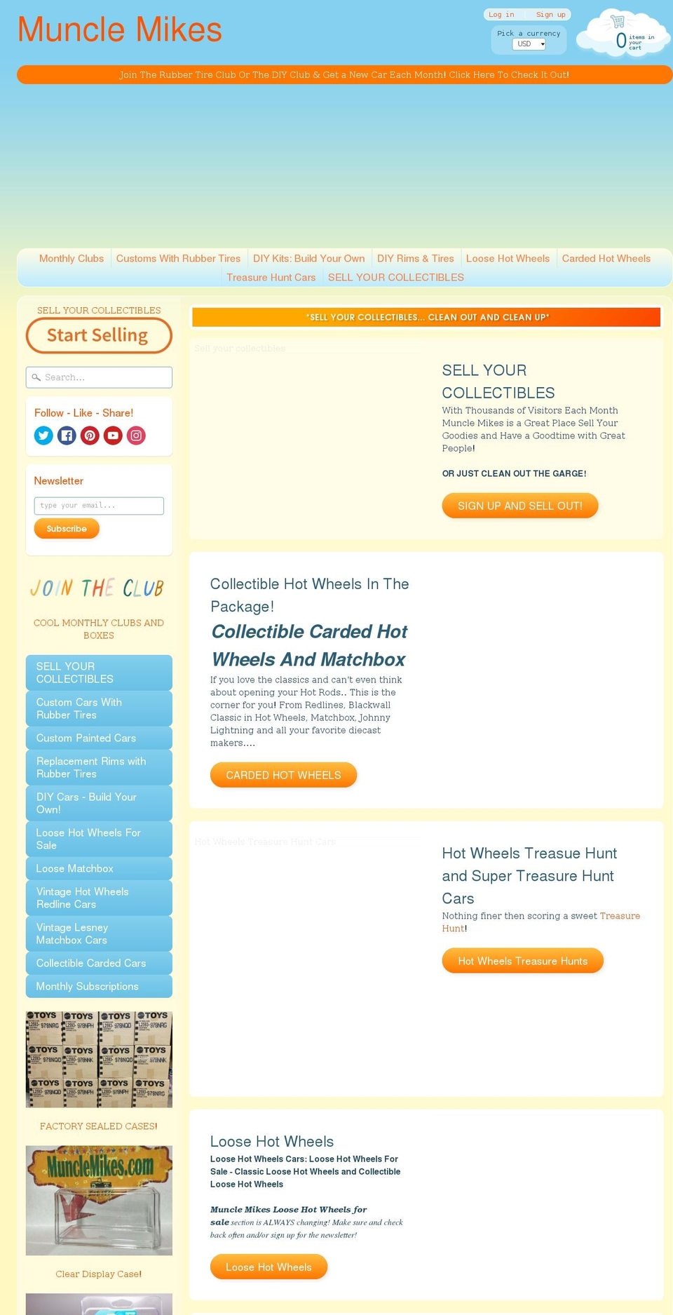 munclemikes.com shopify website screenshot