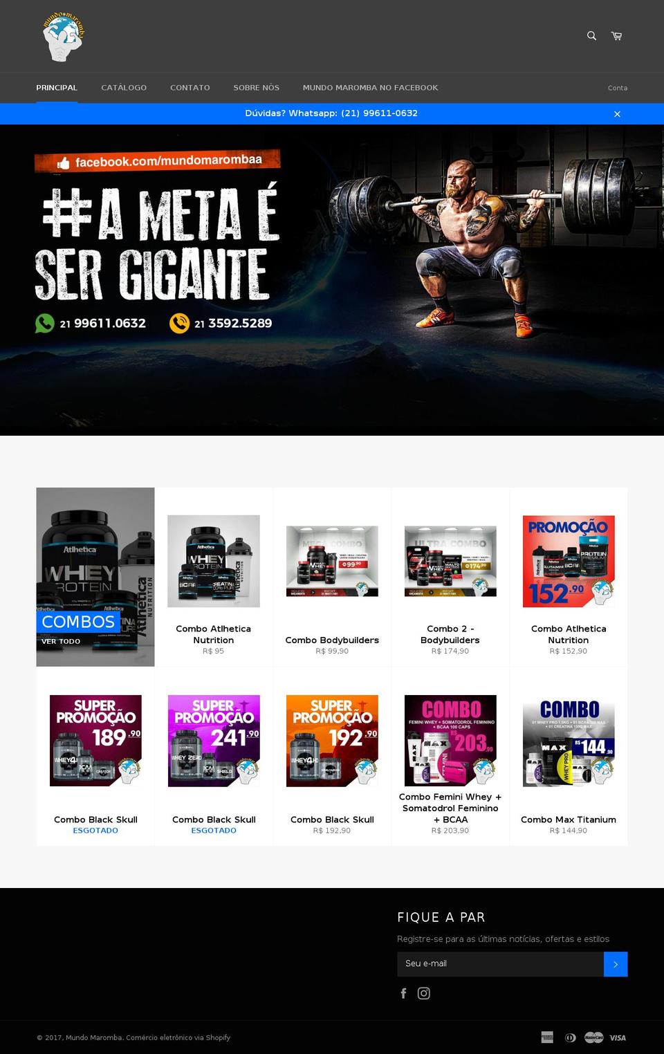 mundomaromba.com shopify website screenshot