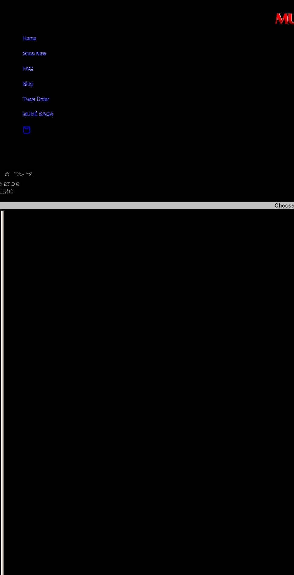 muneforever.com shopify website screenshot