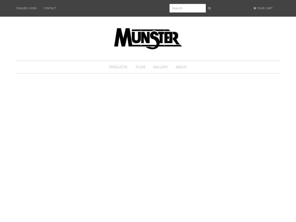 munsterfingerthrottles.com shopify website screenshot
