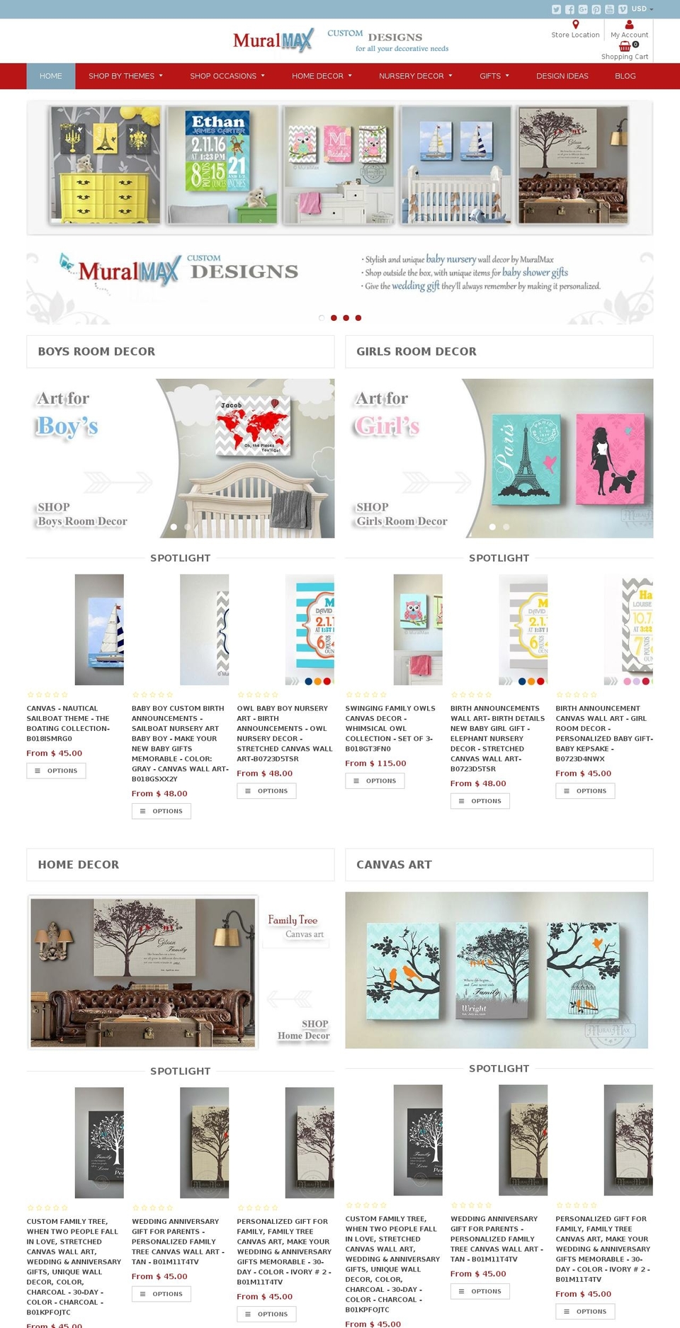 home-market-red-1-1-1 Shopify theme site example muralmax.net