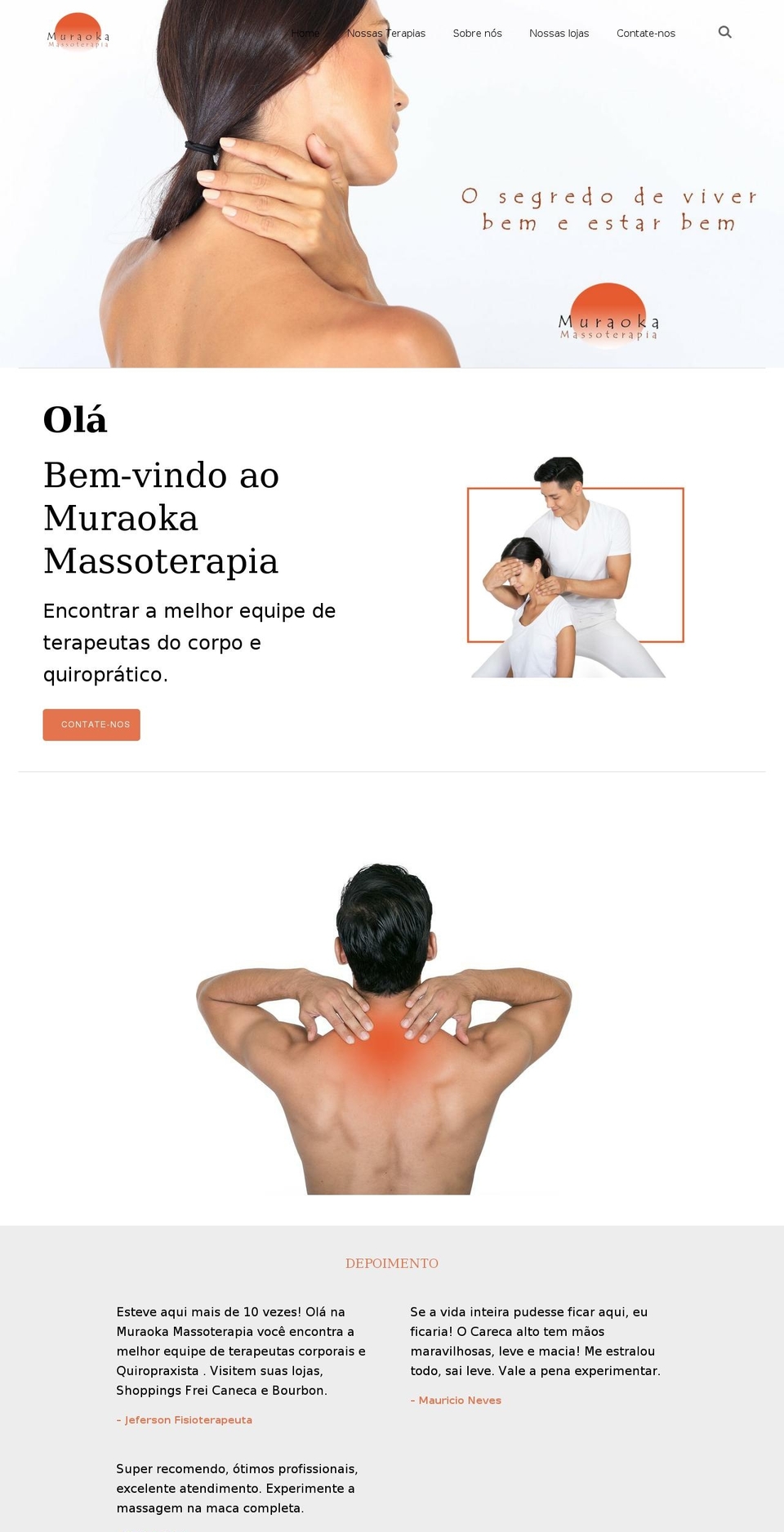 muraokamassoterapia.com — Shopify storefront screenshot