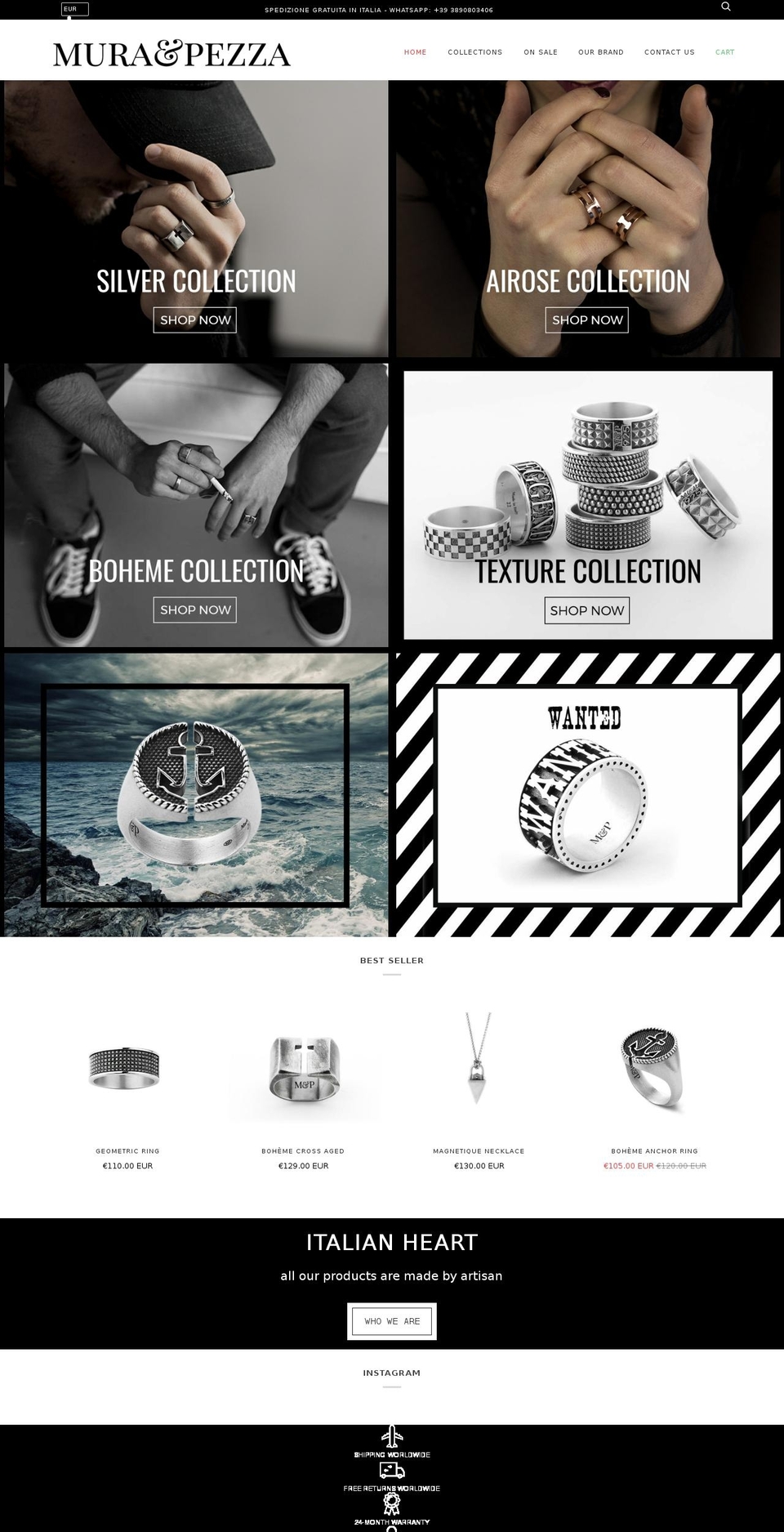 murapezza.com shopify website screenshot