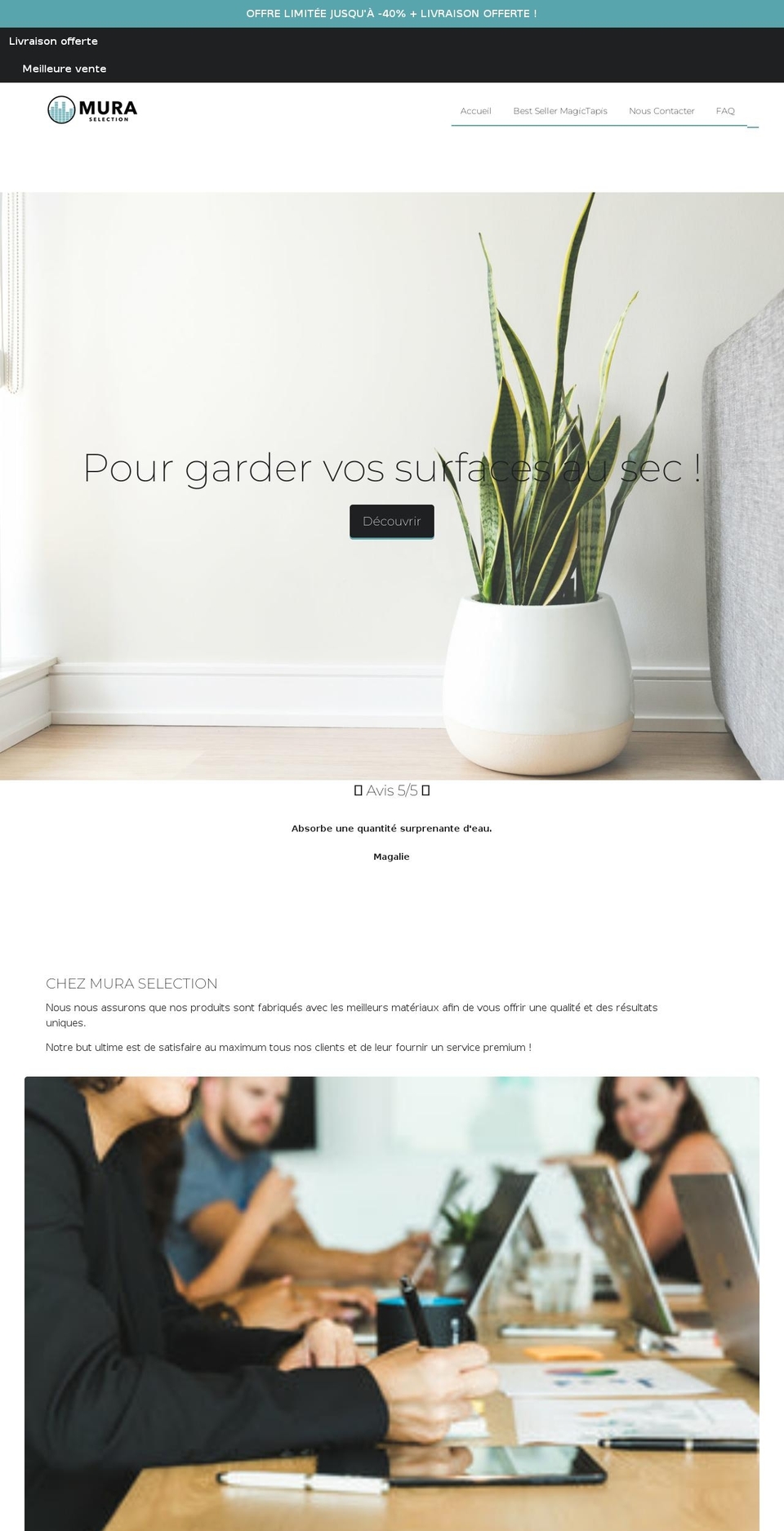muraselection.com shopify website screenshot