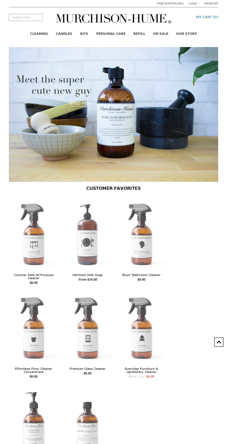 murchison-hume.com shopify website screenshot