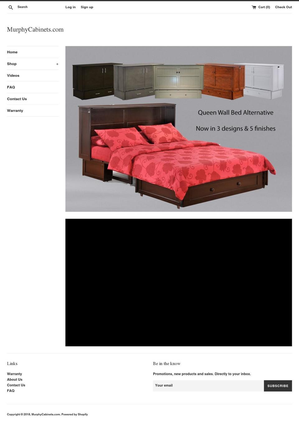 murphycabinets.com — Shopify storefront screenshot