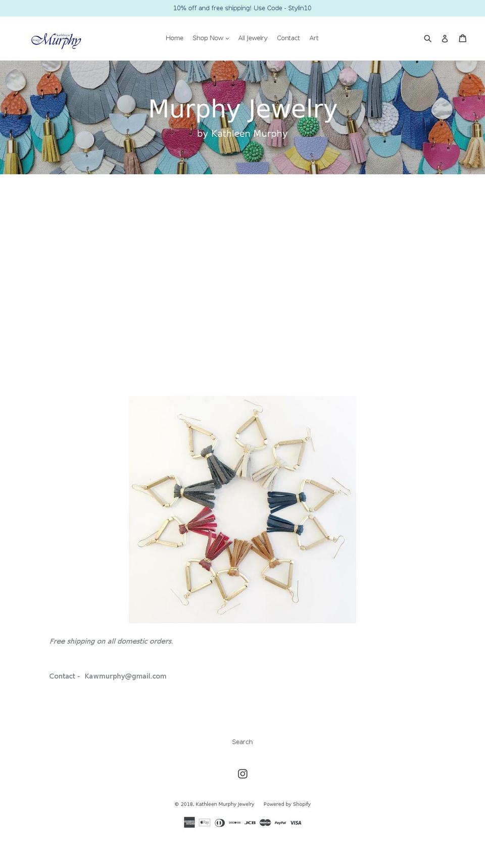 murphyjewelry.com — Shopify storefront screenshot