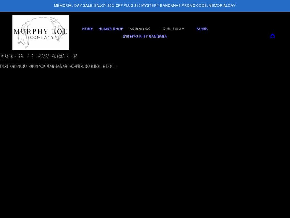 murphylouco.com — Shopify storefront screenshot