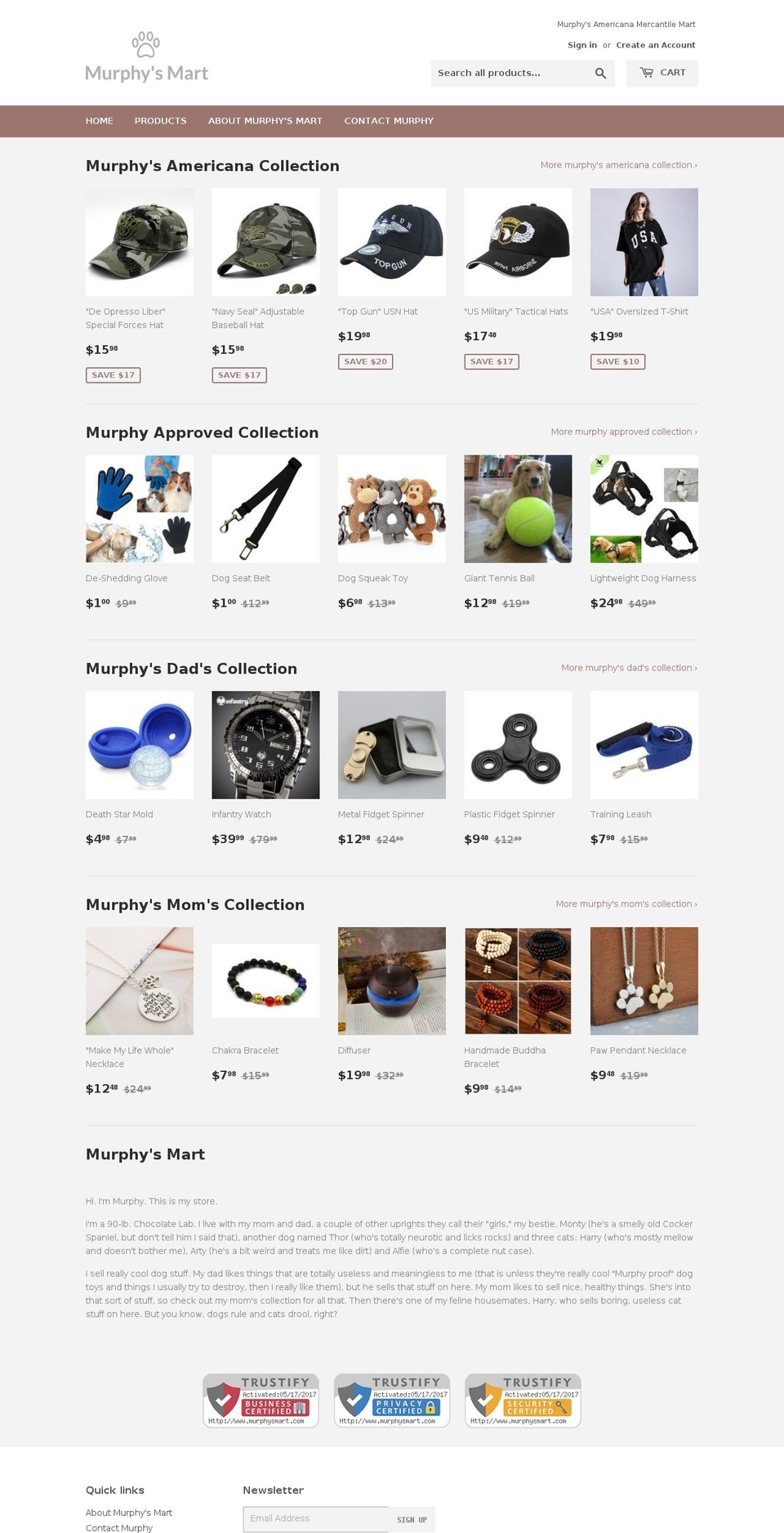 murphysmart.com — Shopify storefront screenshot