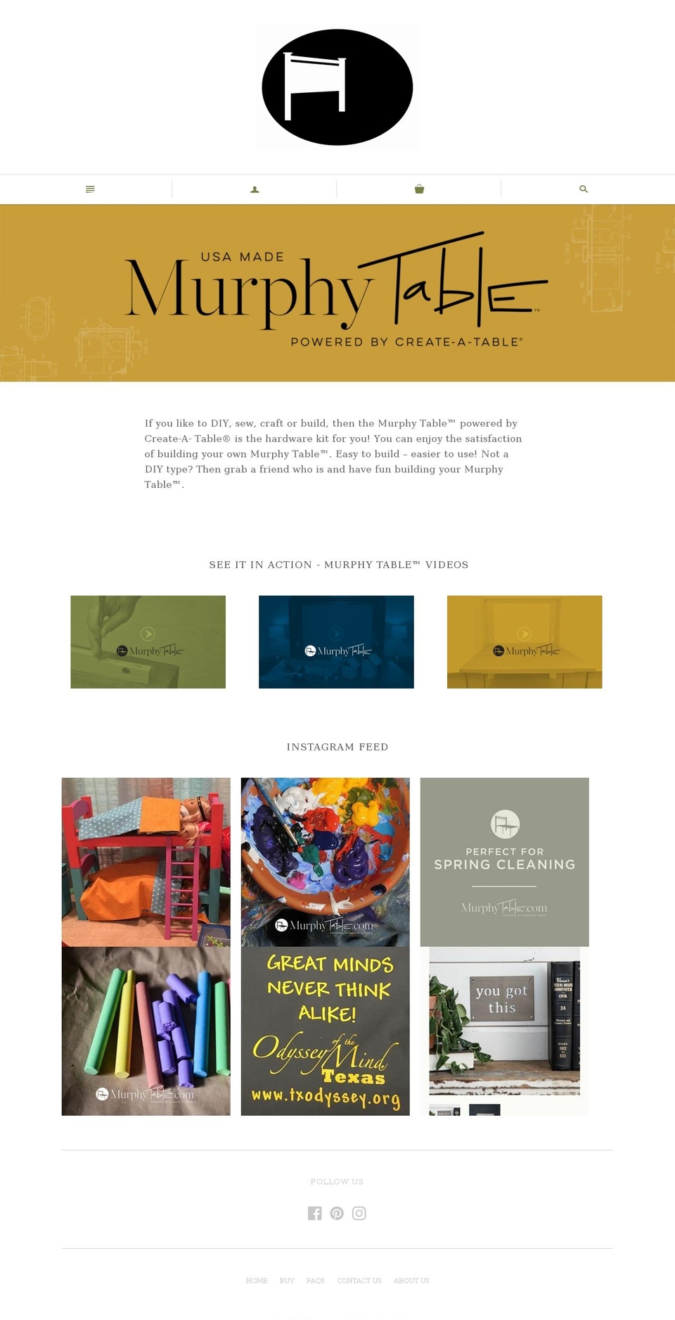 RG2 - Chic Shopify theme site example murphytable.com