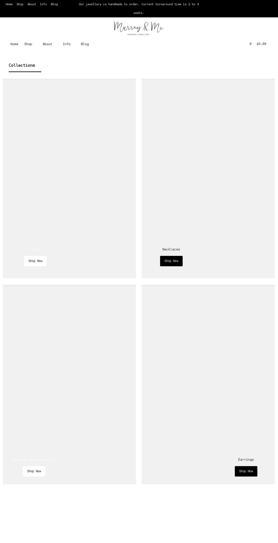 murrayandme.co.uk shopify website screenshot