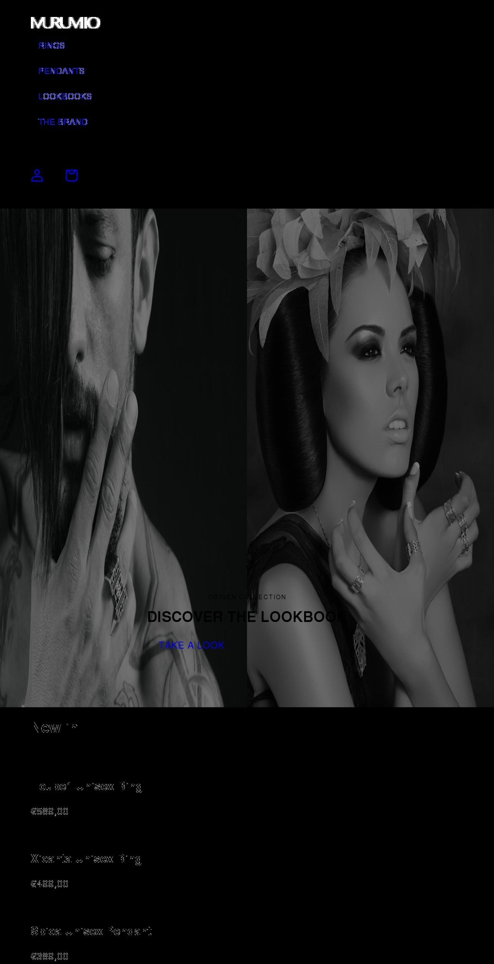 murumio.com shopify website screenshot